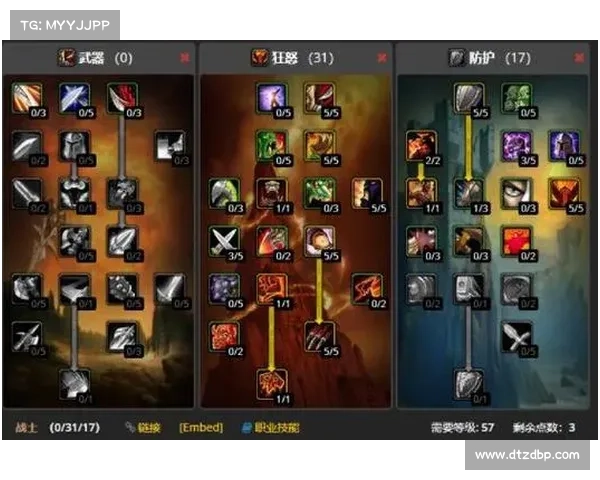 魔兽世界战士输出技能加点攻略 魔兽世界战士输出技能加点攻略